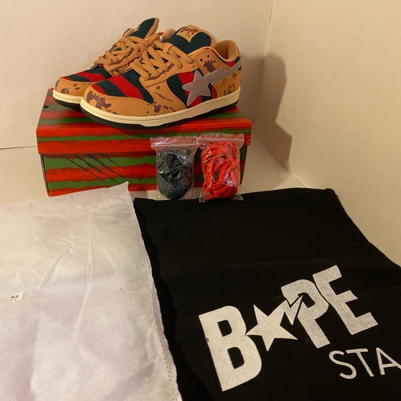 Bape Other - Freddy Krueger Bapesta
